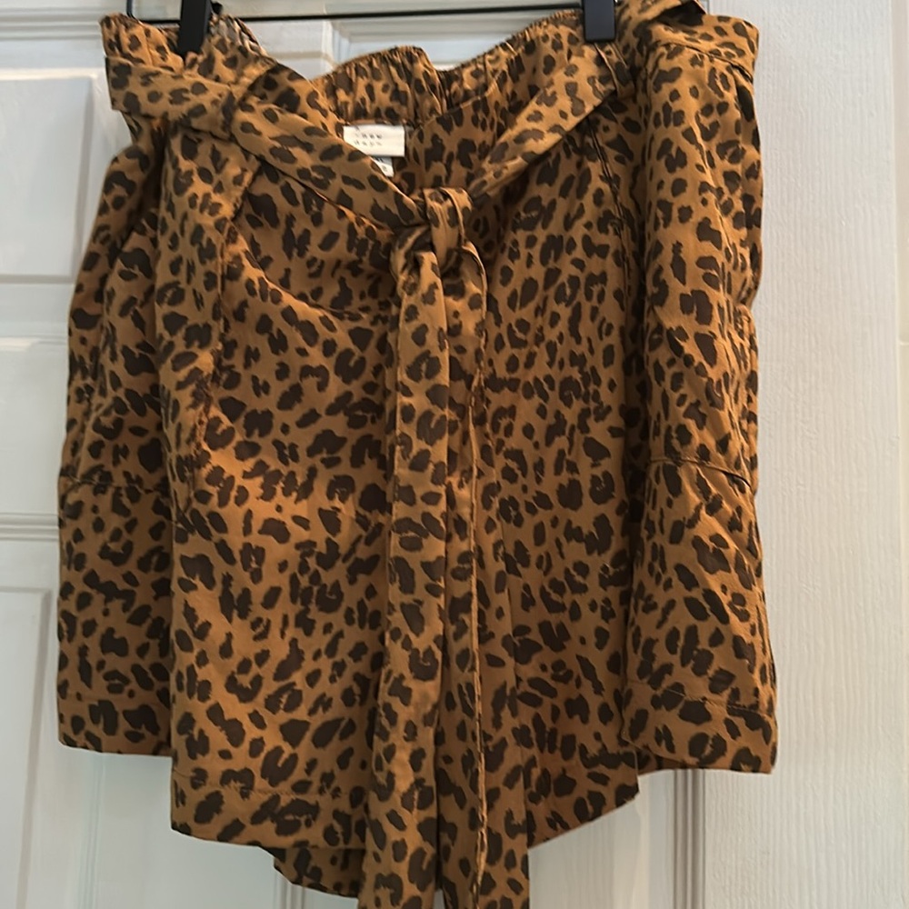 A New Day Animal Cheetah Print High Waist Paperbag Shorts XXL - Picture 3 of 3